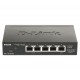 D-Link DGS-1100-05PDV2 switch Gestionado Gigabit Ethernet (10/100/1000) Energía sobre Ethernet (PoE) Negro